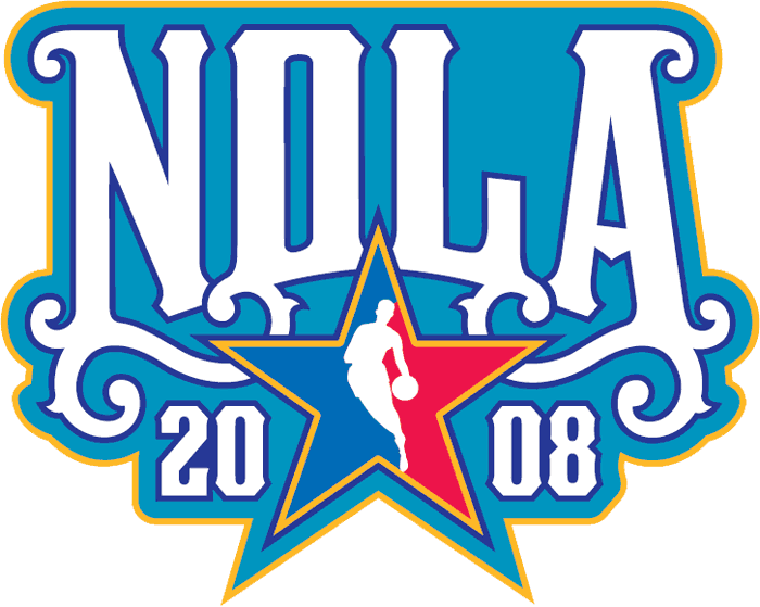 NBA All-Star Game 2008 Wordmark Logo DIY iron on transfer (heat transfer)